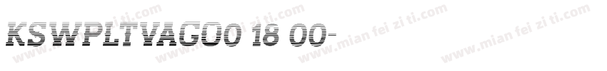 KSWPLTVAGO0 18 00字体转换